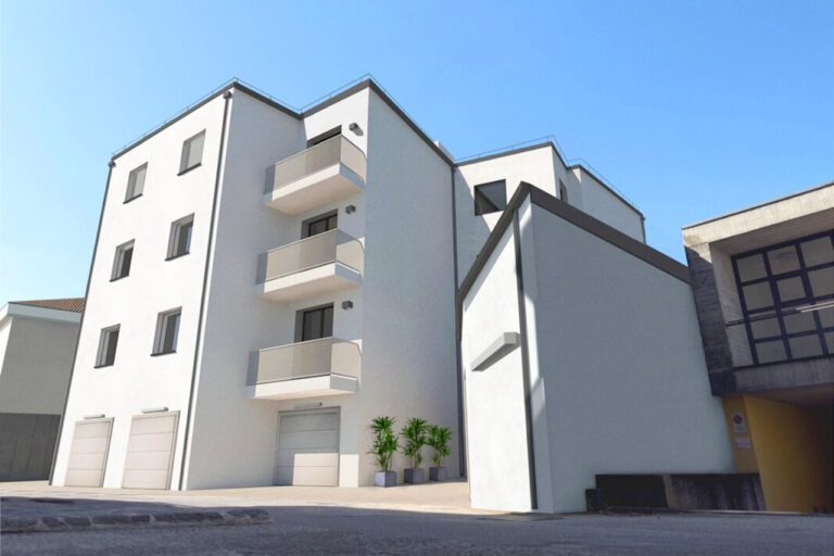 Rendering del condominio Steel Build