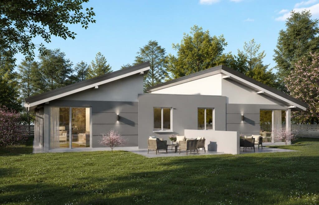 Casa in acciaio a Pieve di Cento